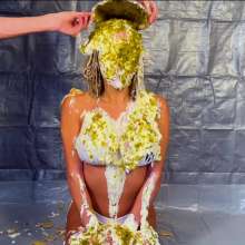 Slimed Models: Sydney Nasty Pied and Slimed