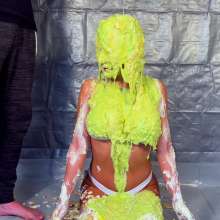 Slimed Models: Sydney Nasty Pied and Slimed
