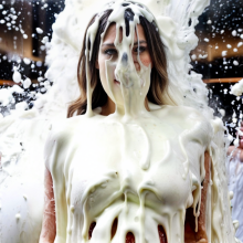 Bobographer: Pies and whipped cream on game show