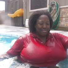 gsdwetlook: Wetlook in Red Polo Shirt and Pants