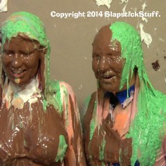 SlapstickStuff: Stacy & Sam Vs. The Cream Pie Maniac... Everyone Wins! (But Stacy & Sam.)