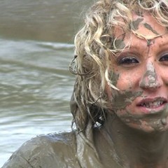 FOXY: Blonde Yulia in deep mud
