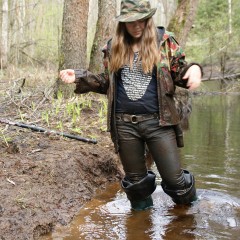 Adventureinwellies: Wet & messy walk in hip waders