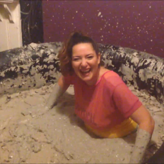 CandyCustard: Mypierogative gets off on the mud in my heated mud pool