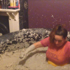 CandyCustard: Mypierogative gets off on the mud in my heated mud pool