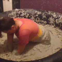 CandyCustard: Mypierogative gets off on the mud in my heated mud pool