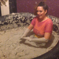 CandyCustard: Mypierogative gets off on the mud in my heated mud pool