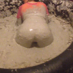 CandyCustard: Mypierogative gets off on the mud in my heated mud pool