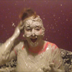 CandyCustard: Mypierogative gets off on the mud in my heated mud pool