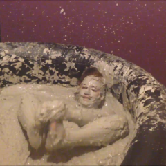 CandyCustard: Mypierogative gets off on the mud in my heated mud pool