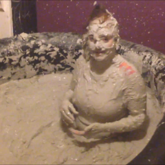 CandyCustard: Mypierogative gets off on the mud in my heated mud pool