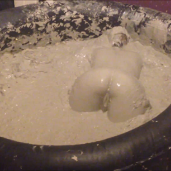 CandyCustard: Mypierogative gets off on the mud in my heated mud pool
