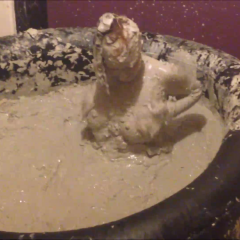 CandyCustard: Mypierogative gets off on the mud in my heated mud pool