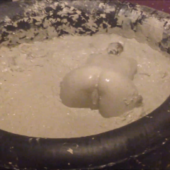 CandyCustard: Mypierogative gets off on the mud in my heated mud pool