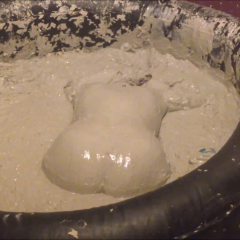 CandyCustard: Mypierogative gets off on the mud in my heated mud pool