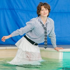 EuroWAM Team: Liliane is the pool...  long skirt fans might find this interesting