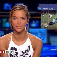 irishpieguy: Melissa Theuriau  Wet
