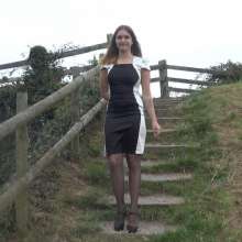 leonmoomin: Nadia Muddy in a beautiful satin dress