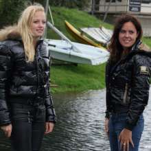 eileenvogel: eileen and leila in downjackets