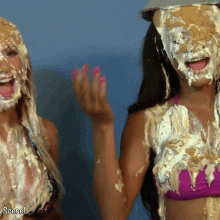 Mr_Pies: Two Gorgeous Ladies and lots of Pies and Slime!