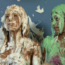 Mr_Pies: Two Gorgeous Ladies and lots of Pies and Slime!