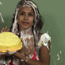 Mr_Pies: Hot Model in Bikini and A Cake?!