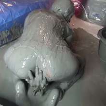 Jayce: Rated Nc 17 Mud Play in Lingerie!  Part 1.