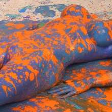 FOXY: Final duo lesbians covered Paint