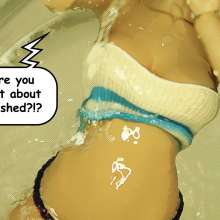 Bobographer: new idea--Emi as a messy comic strip