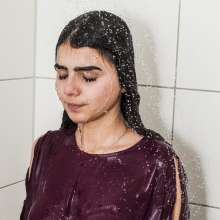 Jens German: She lost a bet, and had to soak herself.