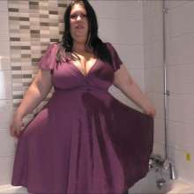 CandyCustard: Candy wet dress and stockings x rated
