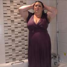 CandyCustard: Candy wet dress and stockings x rated