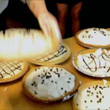 RevSlymsford: Pie Hard: Jayce and Jilly Pie Fight with 21 Creamy Gooey Pies