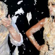 RevSlymsford: Pie Hard: Jayce and Jilly Pie Fight with 21 Creamy Gooey Pies