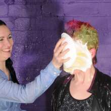 DungeonMasterOne: Lily and Honeysuckle in tit-for-tat mess and pies!  Lots of pics!