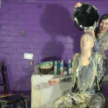 DungeonMasterOne: Lily and Honeysuckle in tit-for-tat mess and pies!  Lots of pics!