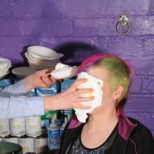 DungeonMasterOne: Lily and Honeysuckle in tit-for-tat mess and pies!  Lots of pics!
