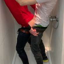 TheWetBrothers: A fucking hard fuck, still wearing clothes. Totally wet!