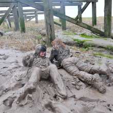 DungeonMasterOne: Businesswomen Daphne and Daisy go wild in the Severn mud!