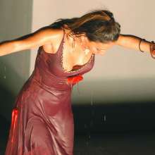 lofw: Nice nippslip in a wet dress