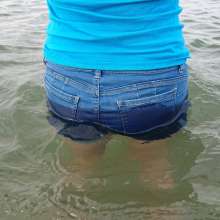 DungeonMasterOne: Free Video!  Maria gets wet in Lake Mead at umd20!