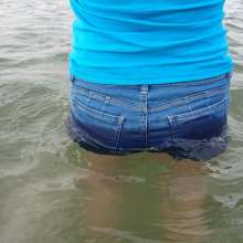 DungeonMasterOne: Free Video!  Maria gets wet in Lake Mead at umd20!
