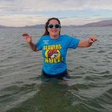 DungeonMasterOne: Free Video!  Maria gets wet in Lake Mead at umd20!