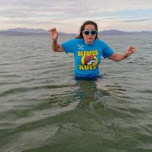 DungeonMasterOne: Free Video!  Maria gets wet in Lake Mead at umd20!