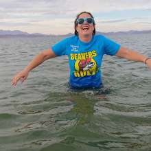 DungeonMasterOne: Free Video!  Maria gets wet in Lake Mead at umd20!