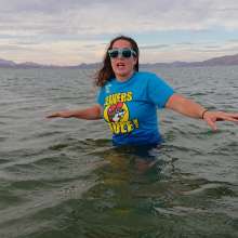 DungeonMasterOne: Free Video!  Maria gets wet in Lake Mead at umd20!