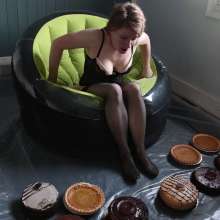 Stella: Stella uses a collection of sweet items to create an abomination of a mess.