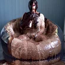 Stella: Stella uses a collection of sweet items to create an abomination of a mess.