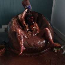 Stella: Stella uses a collection of sweet items to create an abomination of a mess.