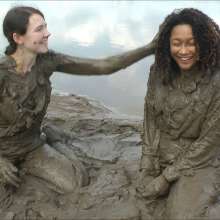 DungeonMasterOne: Friday and Chastity throw each other into the mud!